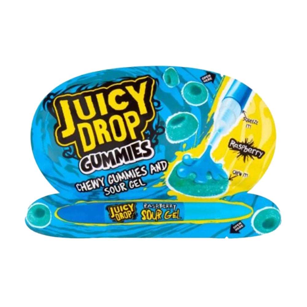 Juicy Drop - Blueberry Gummies Sour Gel, 57g