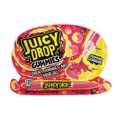 Juicy Drop - Strawberry Lemonade Gummies Xtreme Sour Gel, 57g