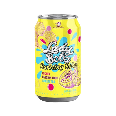 Madam Hong - Passionfruit Lychee Bubble Tea, 320ml