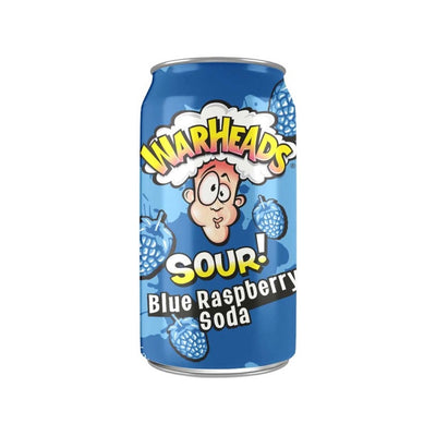 Warheads - Blue Raspberry Sour Soda, 355ml