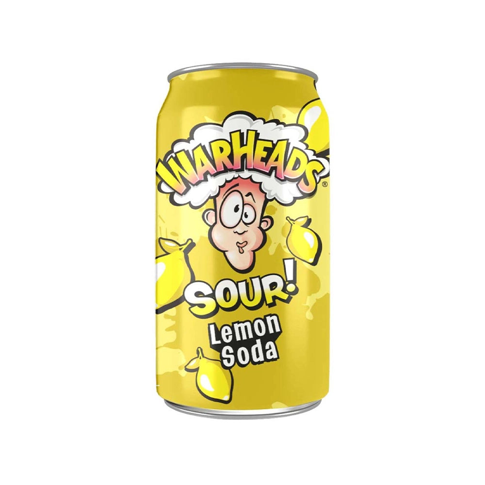 Warheads - Lemon Sour Soda, 355ml