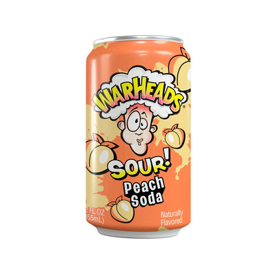 Warheads - Peach Sour Soda, 355ml